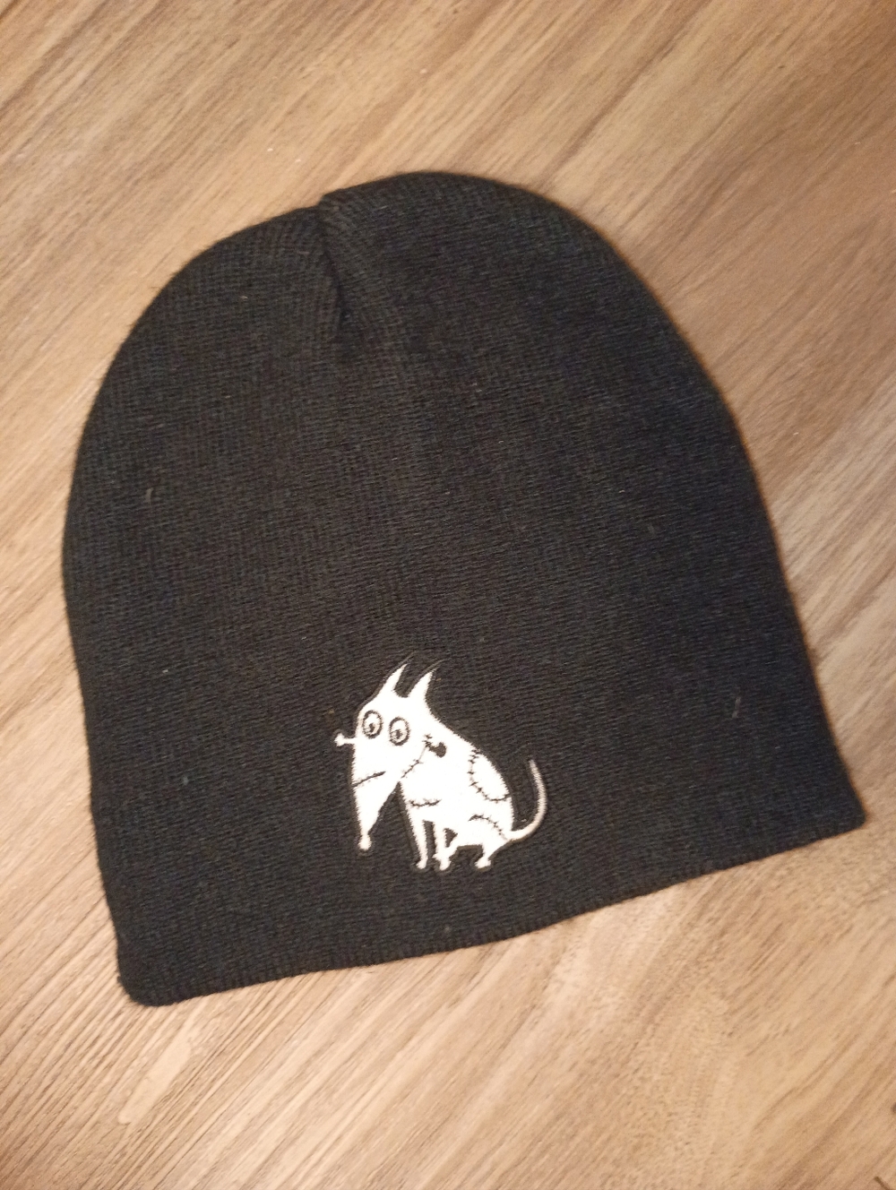 Halloweenie black beanie hat